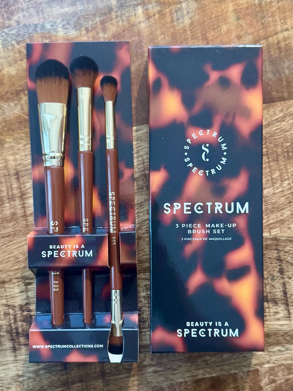 Spectrum 3-Piece Makeup Brush Set